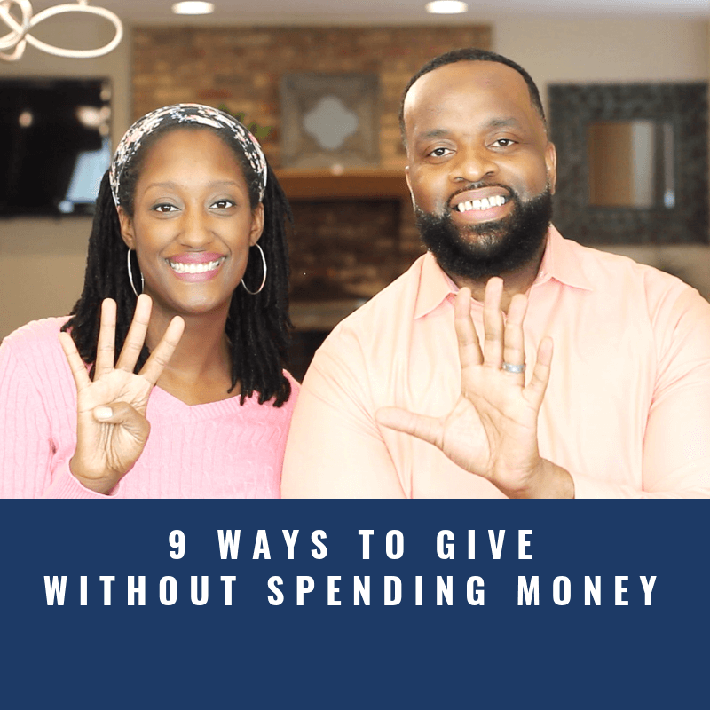 9 Ways To Give Without Spending Money